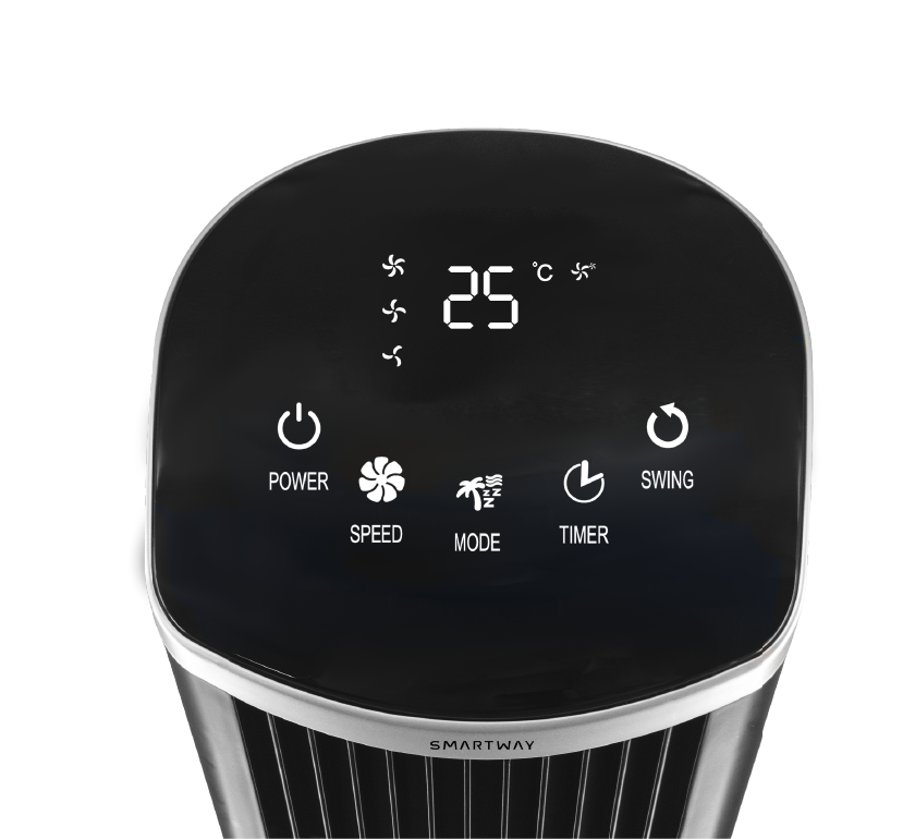 Smartway Ventilatore Str7092k Nero